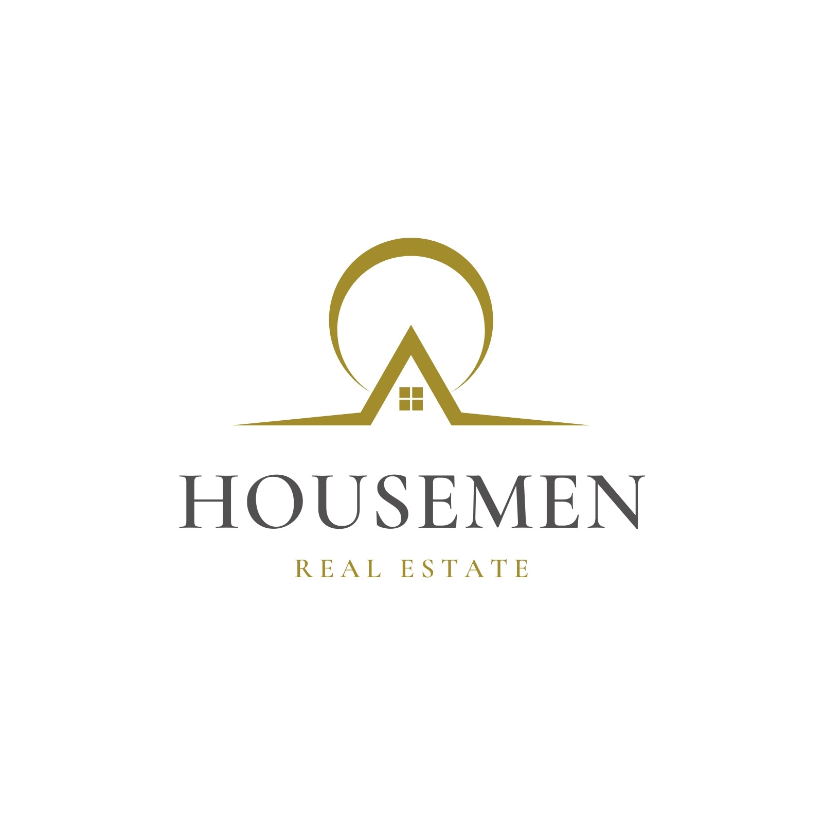 Real Estate Home Logo Line Icon Modern Luxury Villa House Stock Vector by  ©TheModernCanvas 397263414