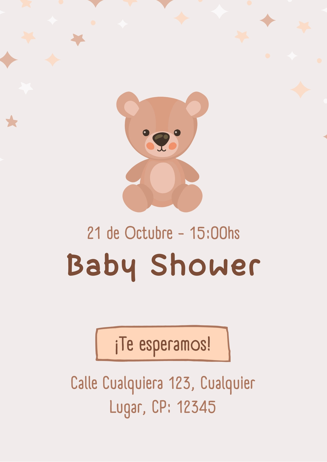 Plantillas de invitación a Baby Shower editables | Canva