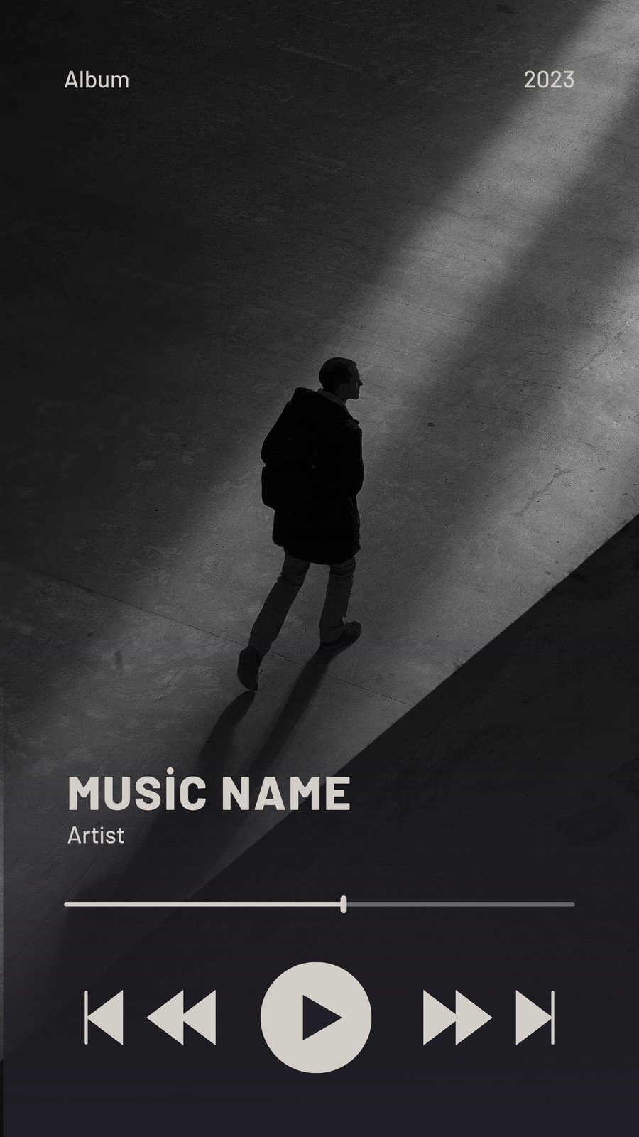 Now Playing Instagram Story Template for Modern & Minimalistic Music