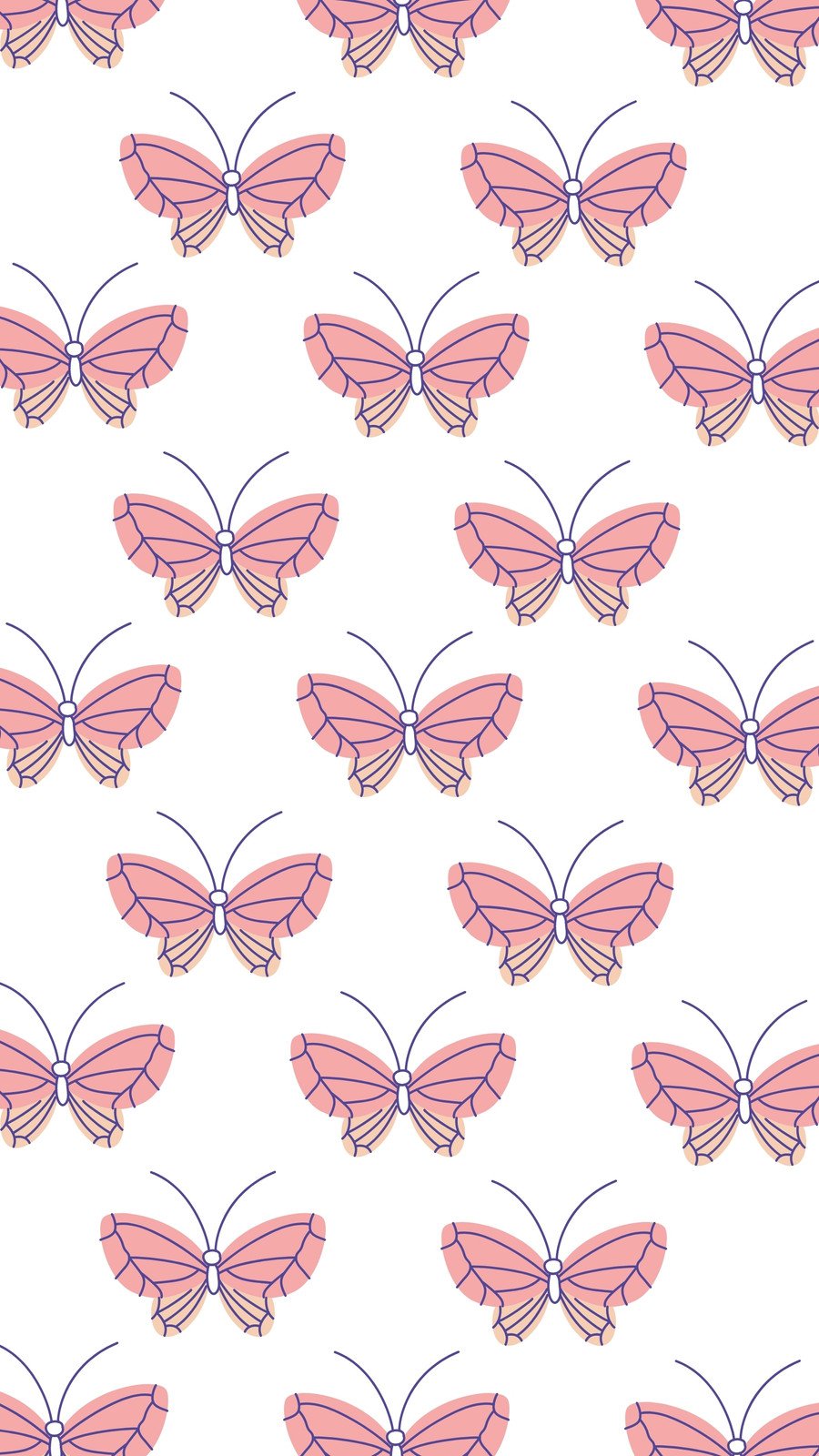 Free Pink Glitter Butterfly Wallpaper  Download in JPG  Templatenet