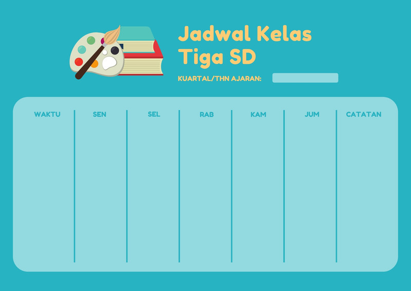 Halaman 3 Gunakan Template Jadwal Kelas Keren Gratis Canva 4524