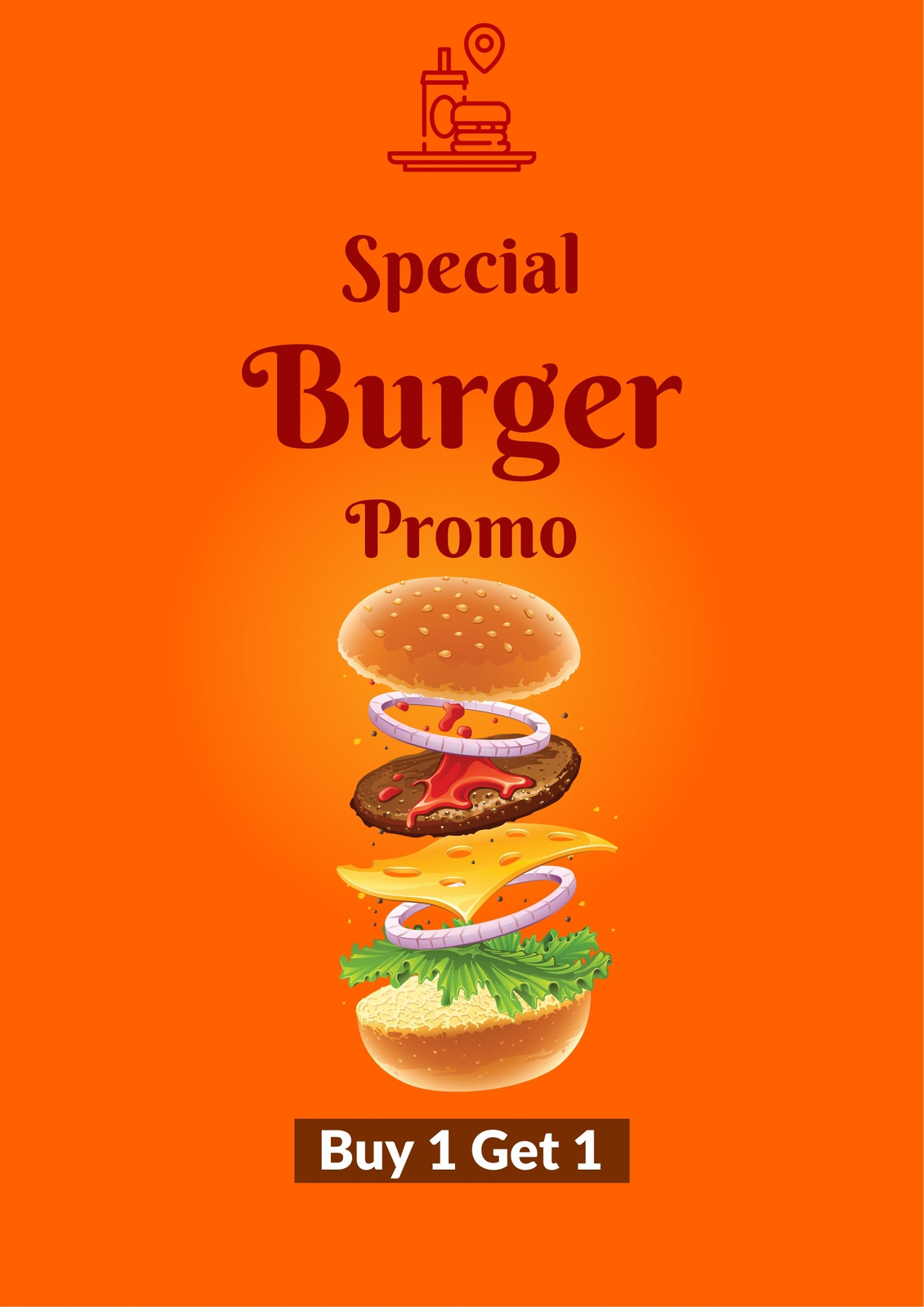 Free and customizable burger templates