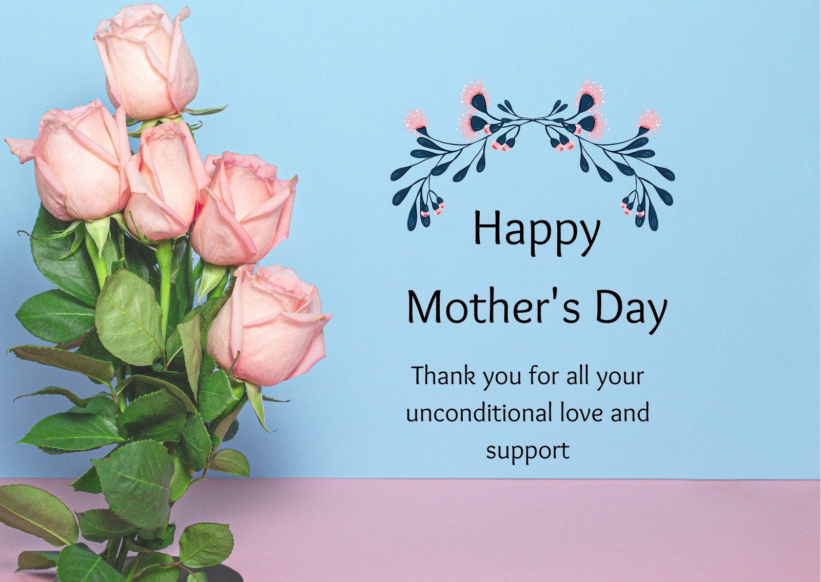 Happy Mother's day (Card (Landscape))