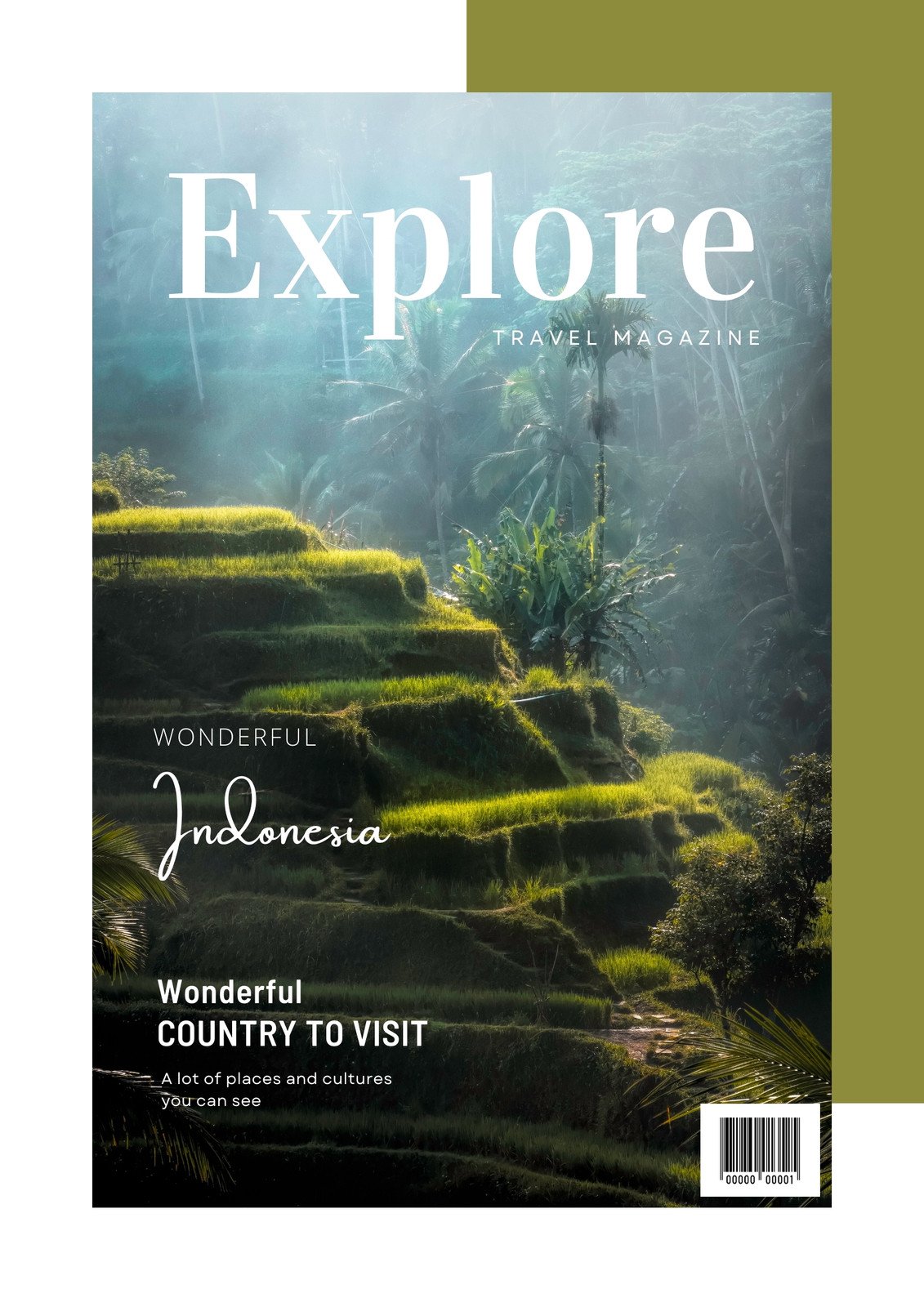 travel magazine back page