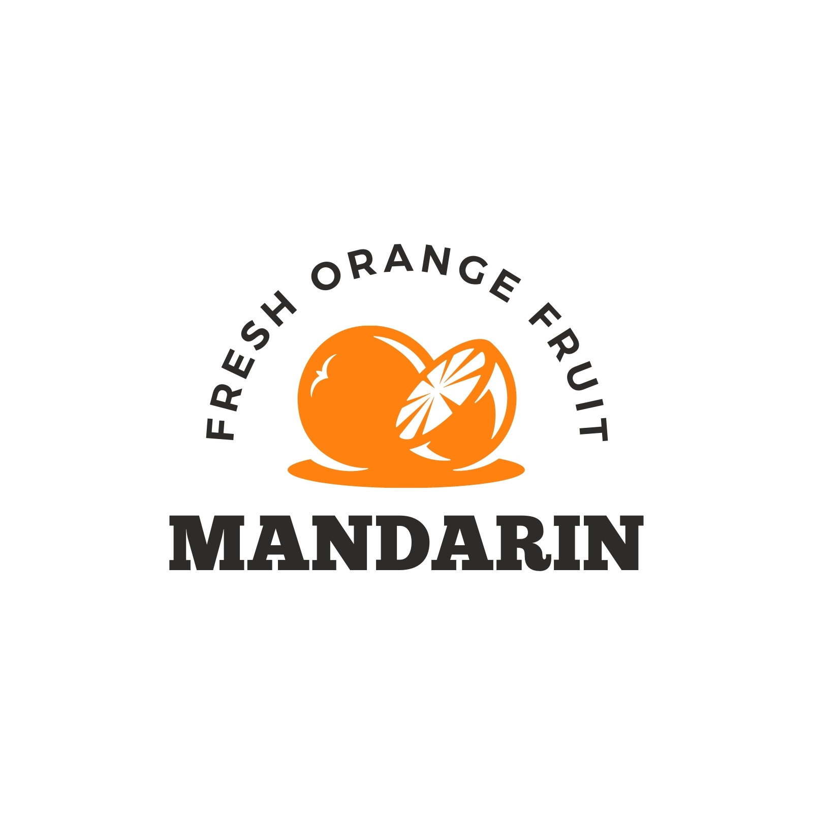 orange fruit logo