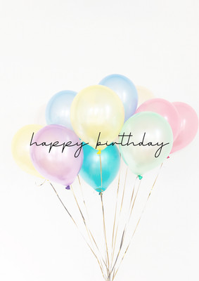 Free and customizable balloons templates