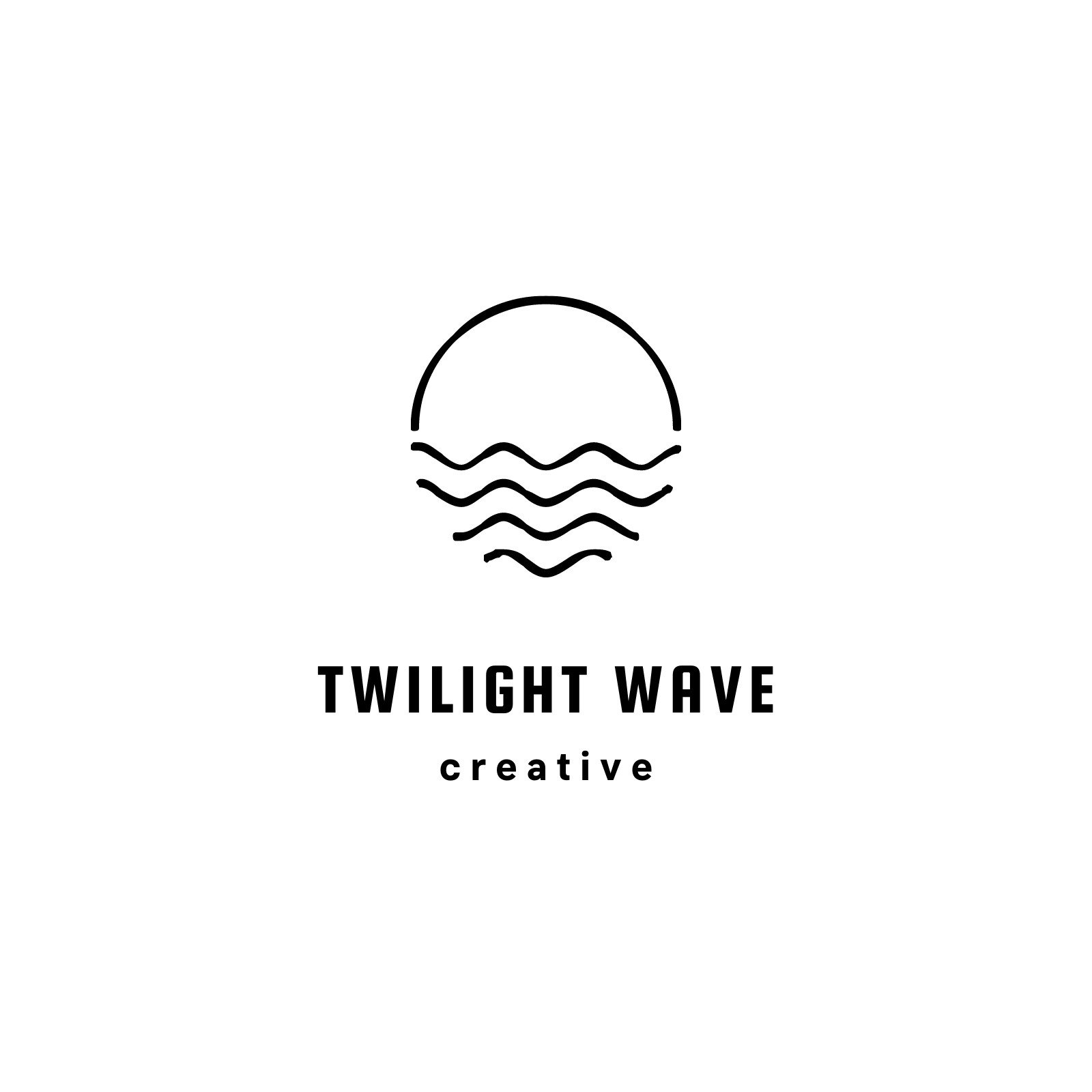 Creative wave logo design symbol template Vector Image