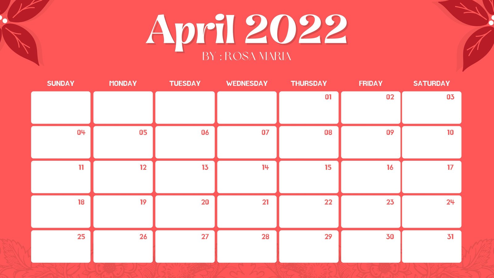 free and customizable calendar templates canva