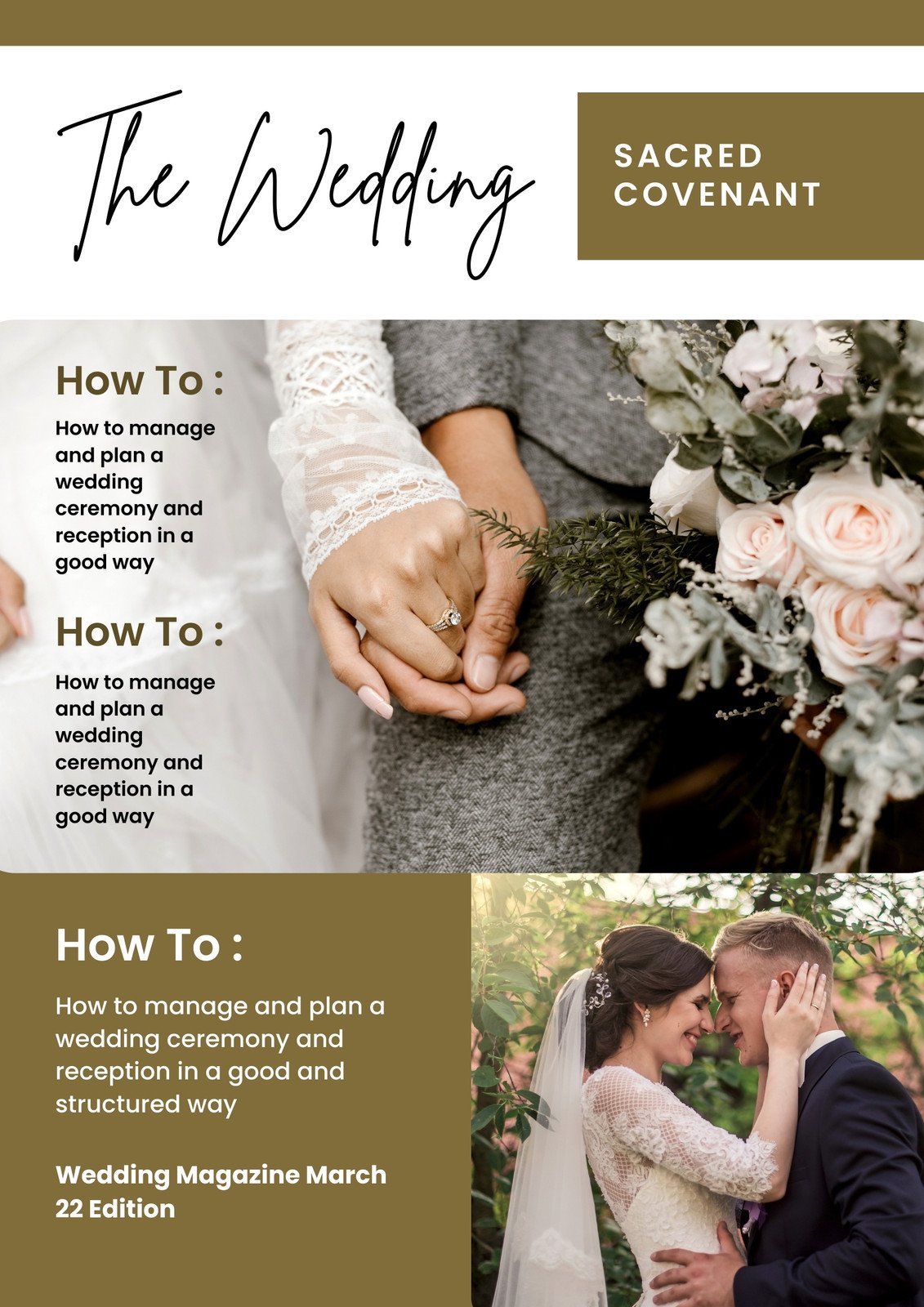 Welcome Guide Template, Bridal Guide, Canva Template, Wedding ...