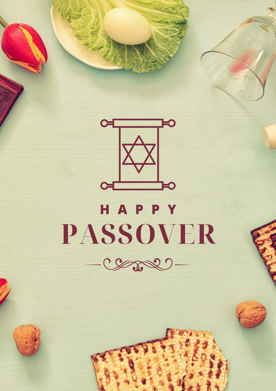 Free and customizable passover templates