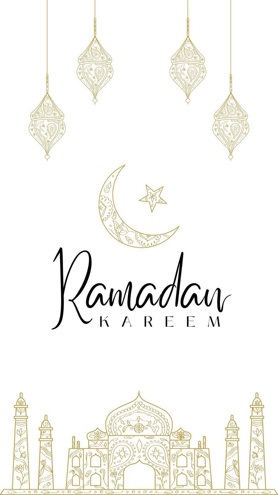 Gold Color Ramadan Label Stock Illustration - Download Image Now - Ribbon -  Sewing Item, Gold - Metal, Gold Colored - iStock