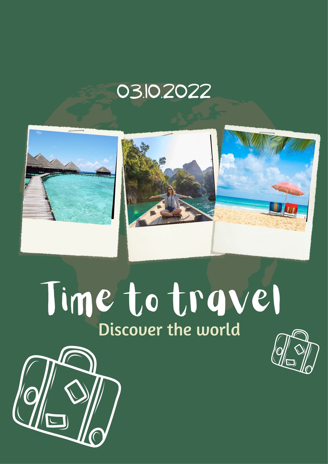 Free custom printable travel poster templates