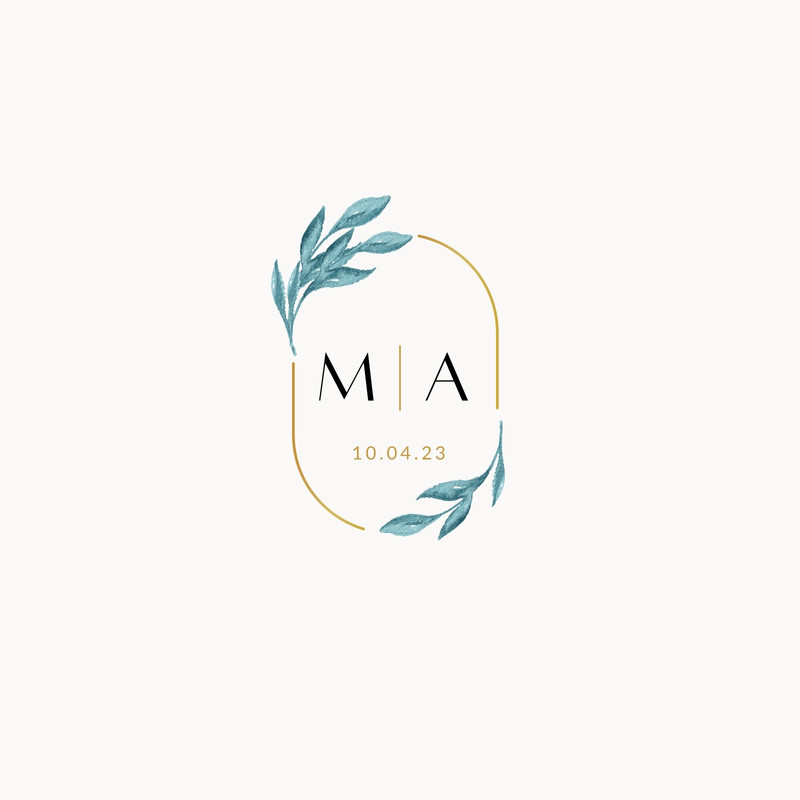 Wedding Monogram MA  Branding & Logo Templates ~ Creative Market