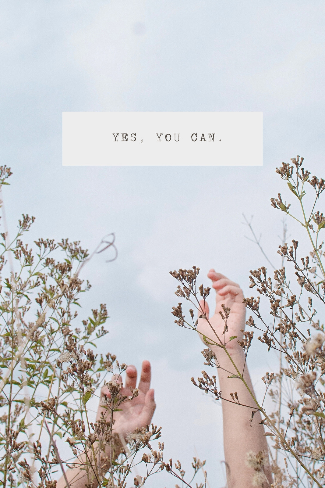 Yes you can  Pretty quotes, Quote aesthetic, Words wallpaper