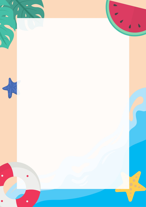 Free and customizable beach templates