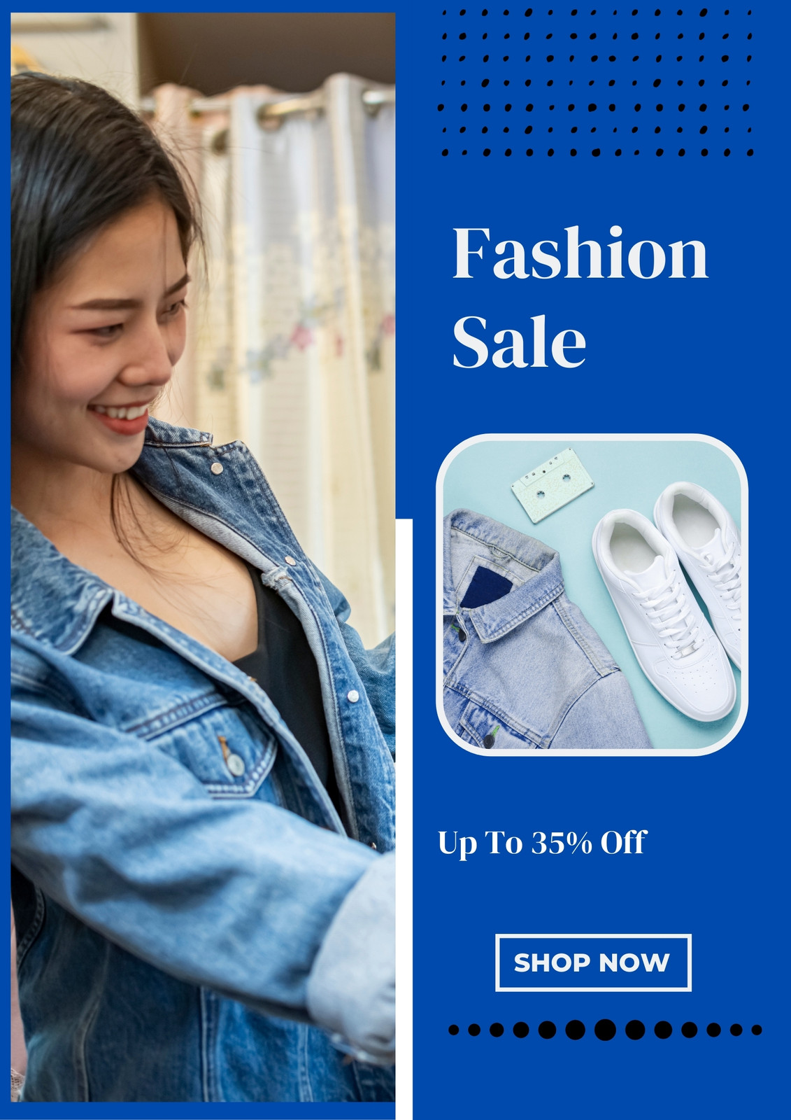 Denim New Trend Sale Poster