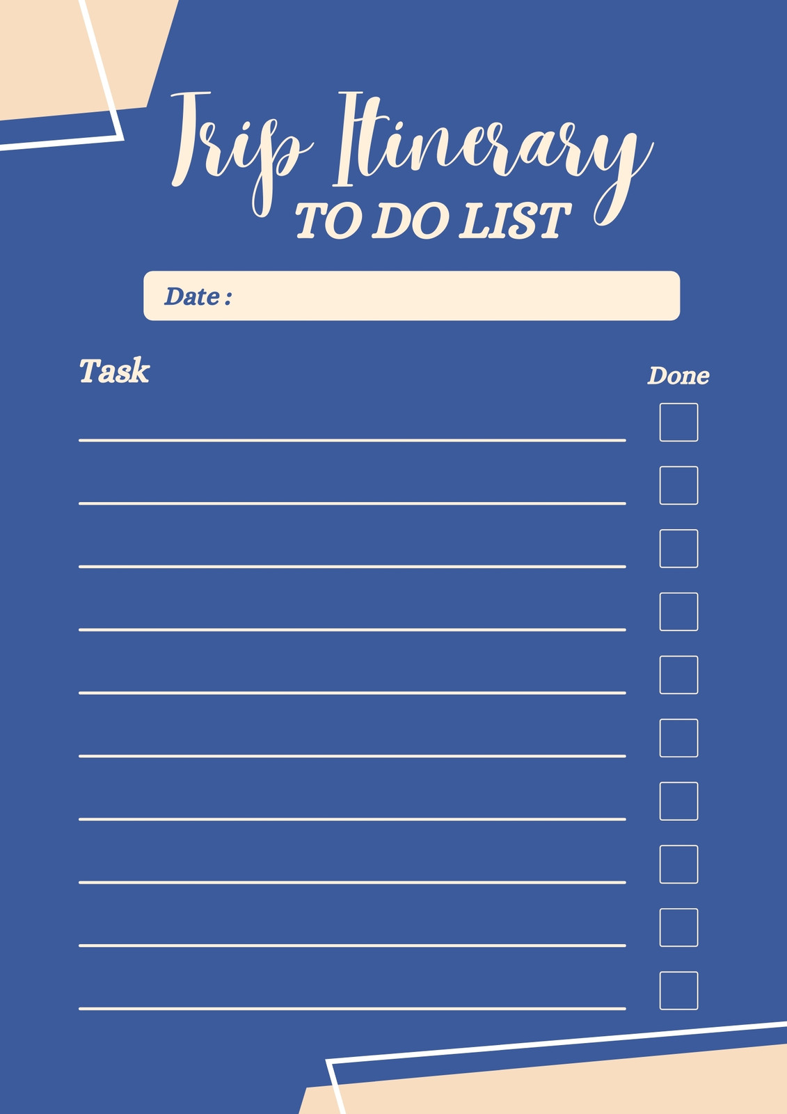 Premium Vector  Travel checklist template. minimalistic, simple, bright.  a4.