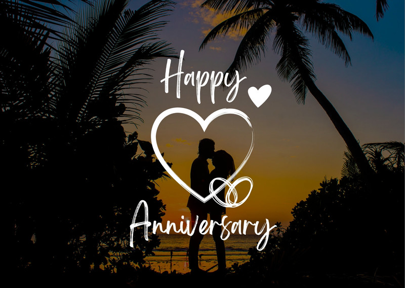 Free, printable, customizable anniversary card templates | Canva