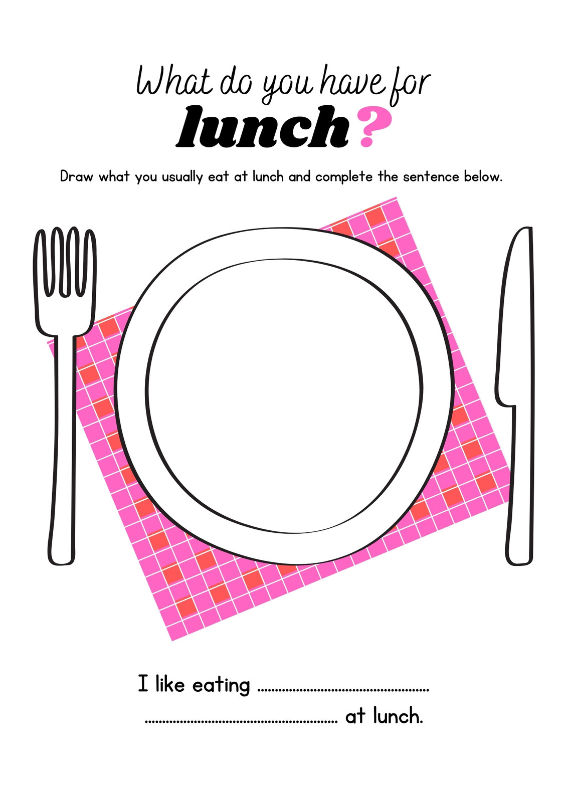 lunch illustration