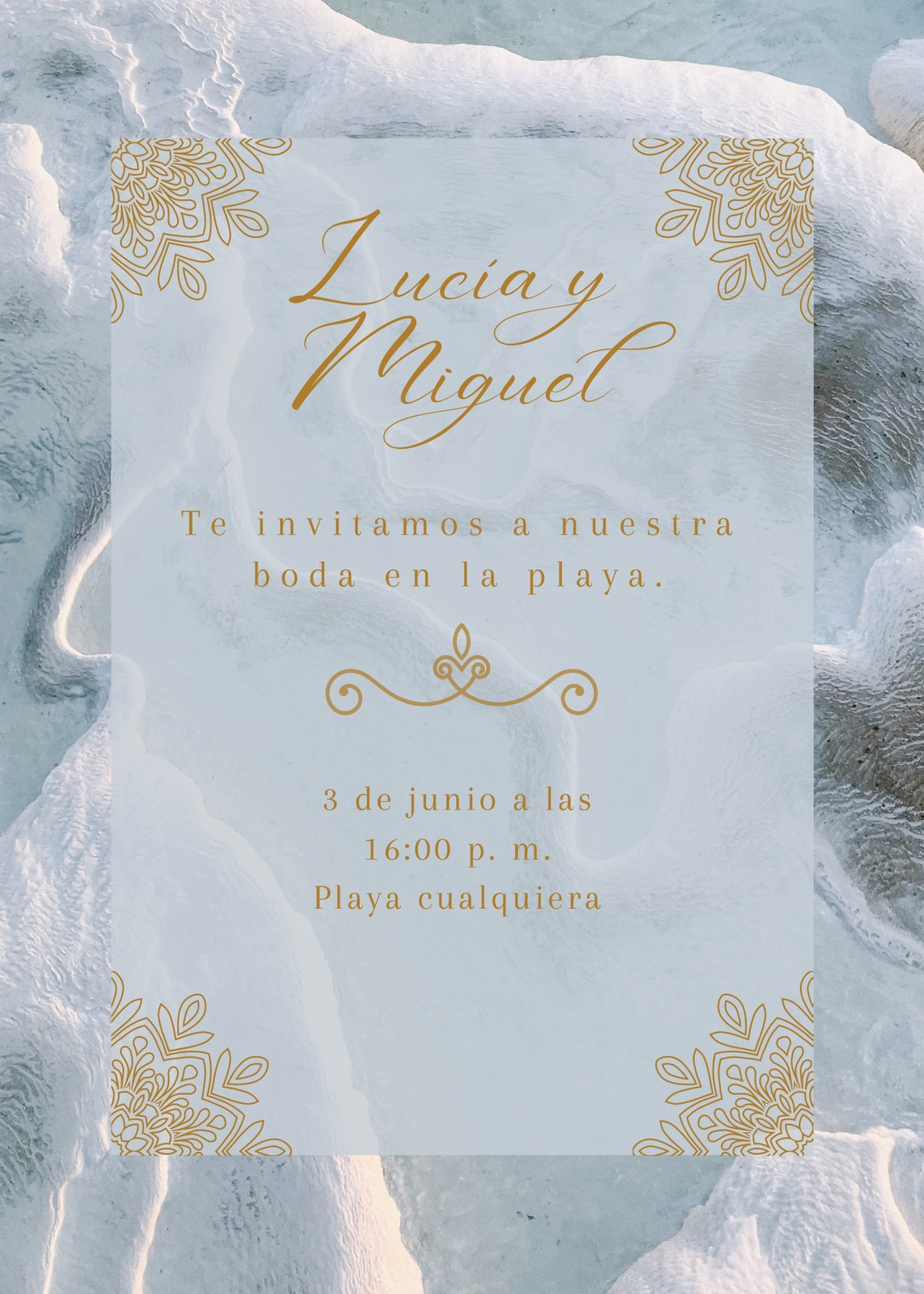 Diseña elegantes invitaciones para tu boda gratis con Canva