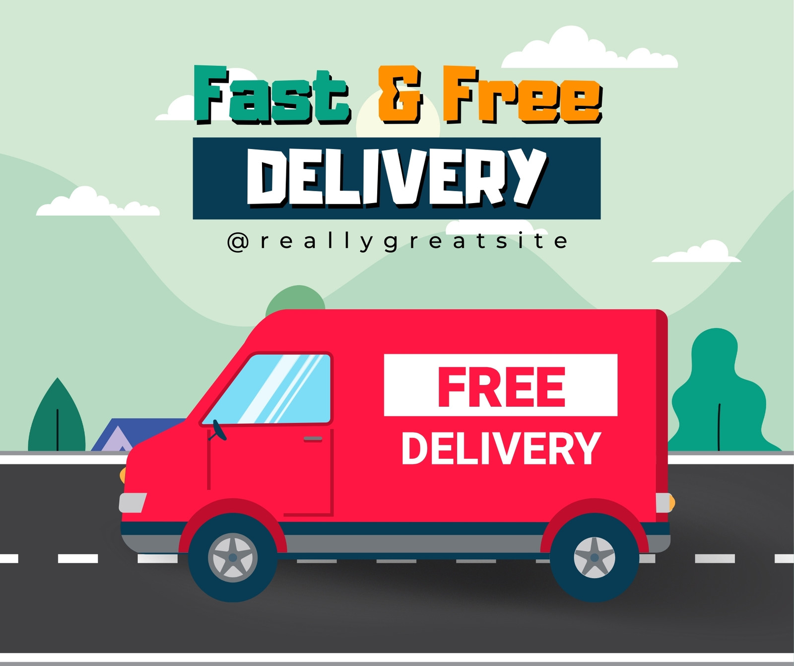 Free delivery service logo badge. Free shipping order sticker. 27795309  Vector Art at Vecteezy