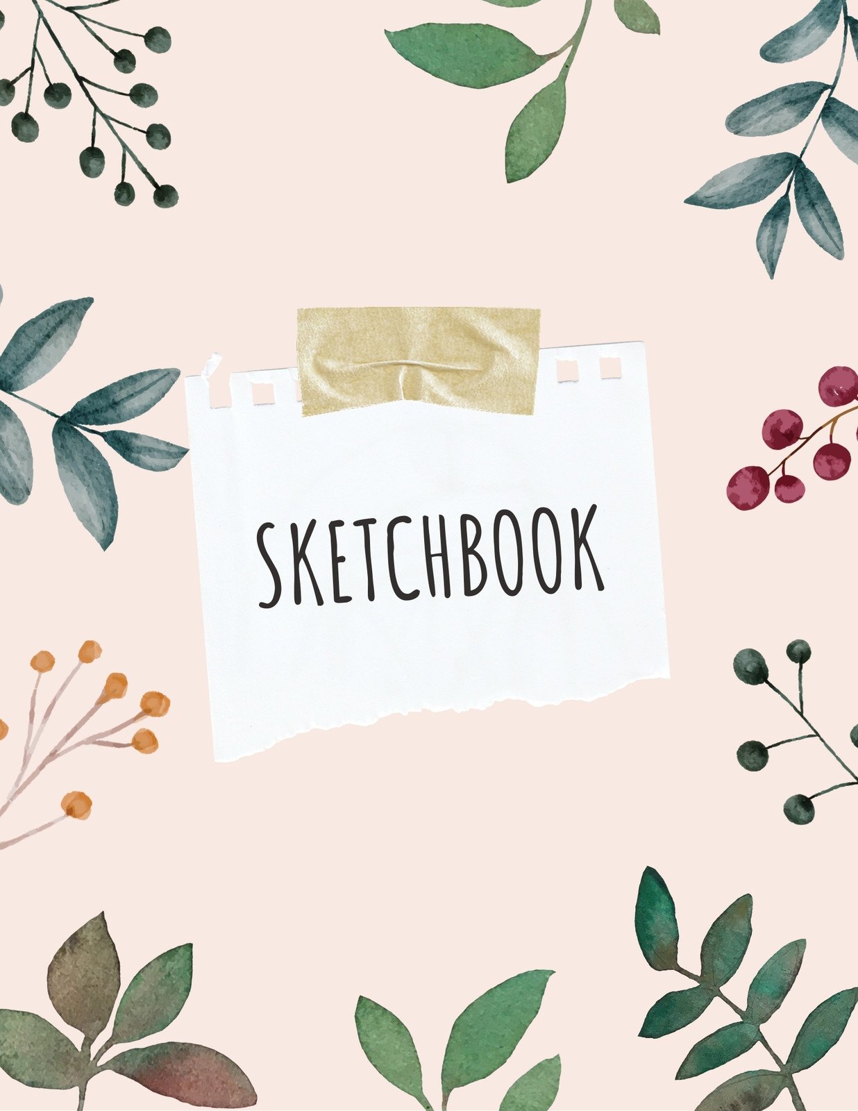 Watercolor Paper Custom Sketchbook Cactus , Sketch Art Book, Drawing Book  Cover, Drawing Art Book, Drawing Cover Art, Cute Sketchbook 