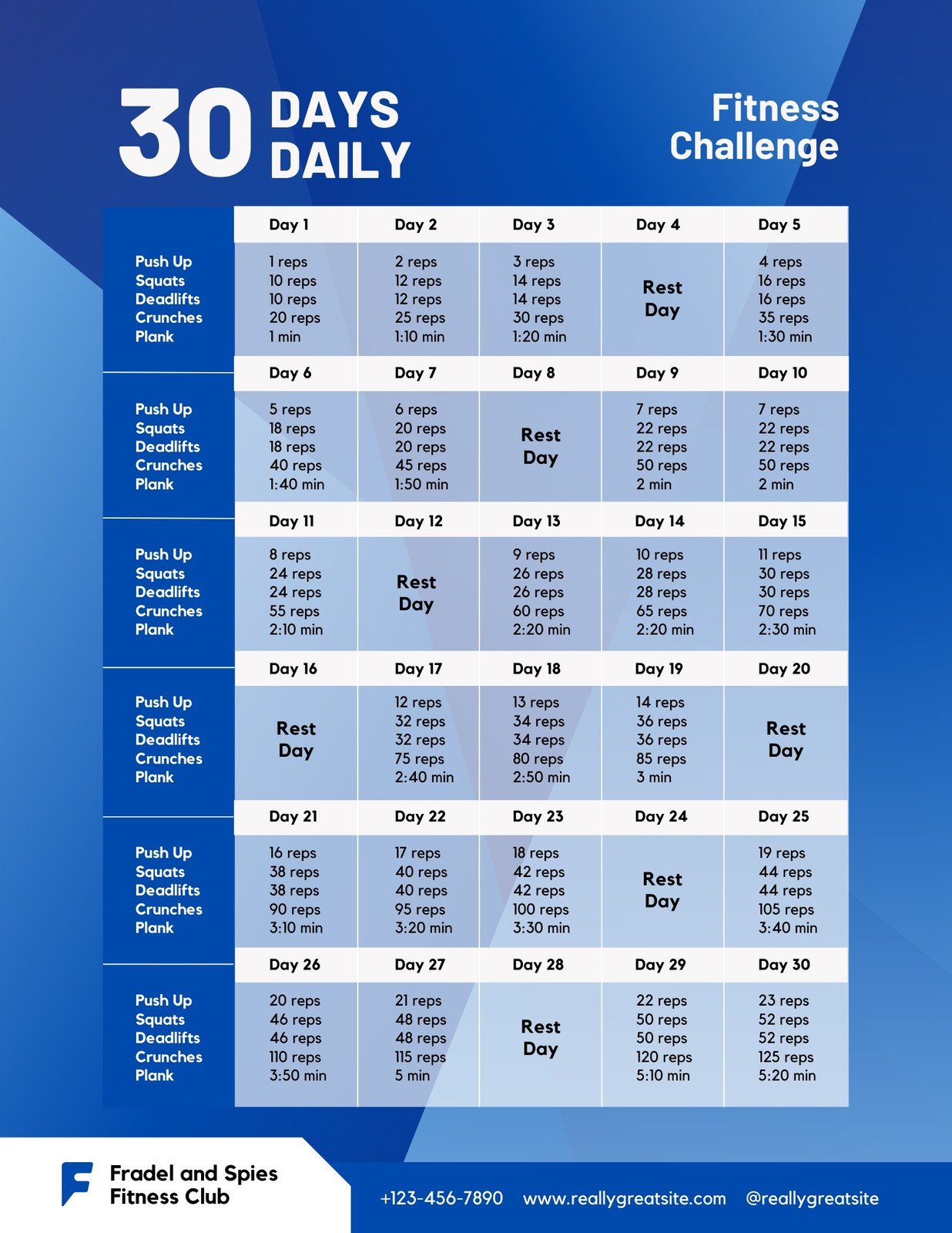 Printable Home Workout Plan Get Fit At Home With Ease 