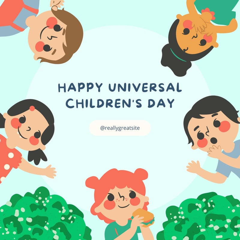 Beautiful Drawing Happy Children's Day Illustration Background Backgrounds  | PSD Free Download - Pikbest