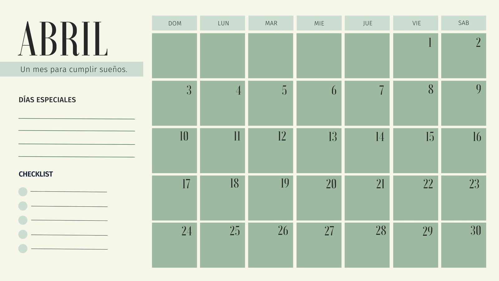 Calendario Mes A Mes Plantillas de calendarios online y para imprimir | Canva