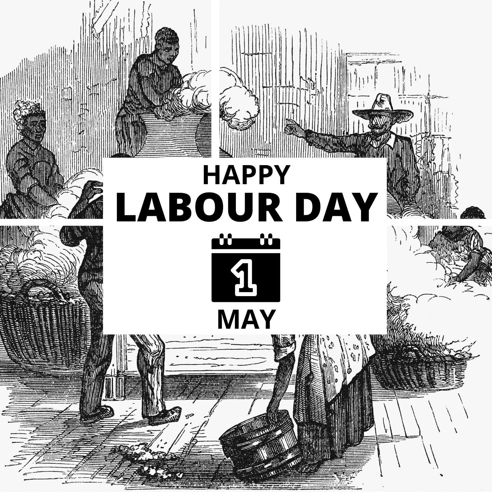1 may - labour day poster Royalty Free Vector Image