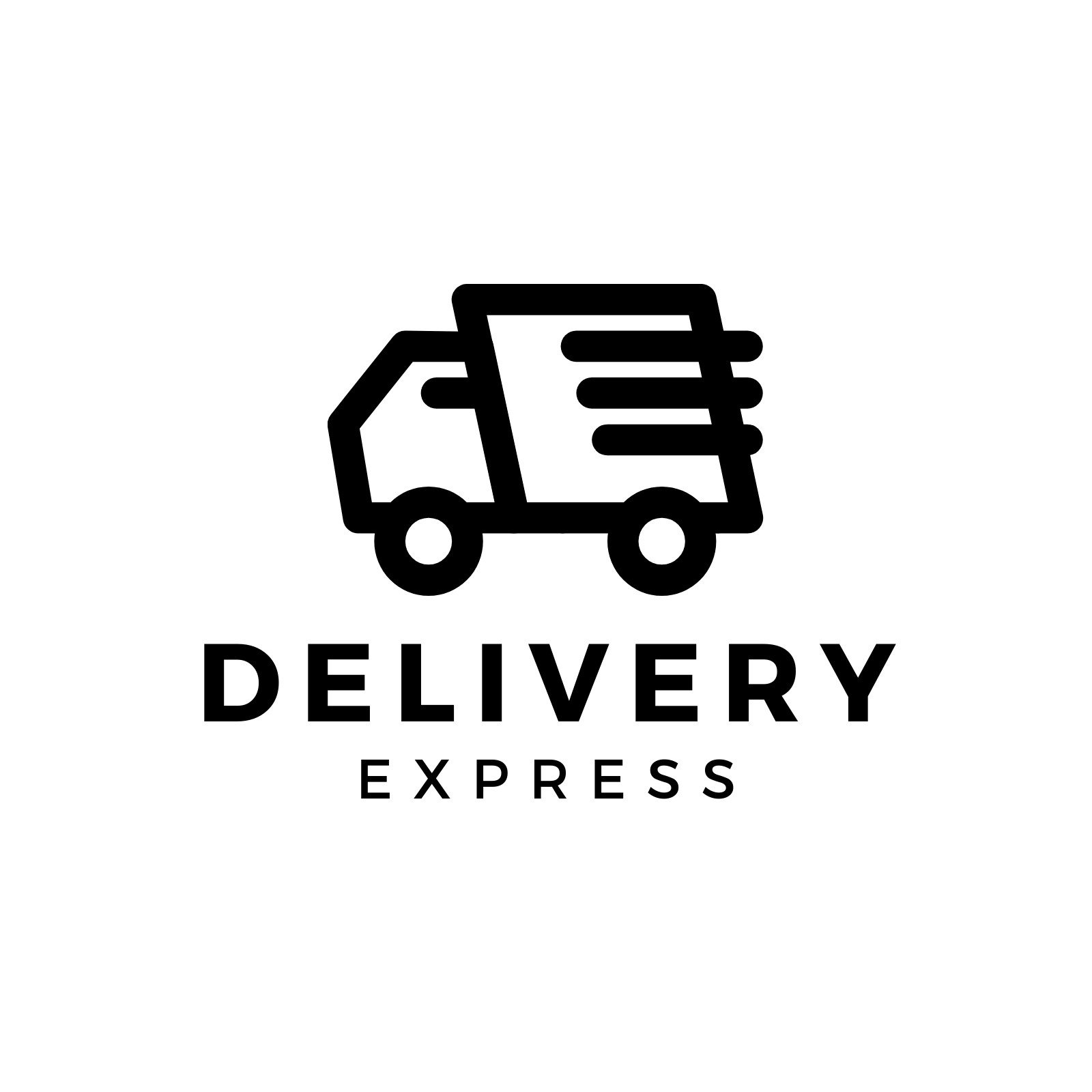 Express delivery service logo. Fast time delivery order with stopwatch.  Quick shipping delivery icon Stock Vector Image & Art - Alamy
