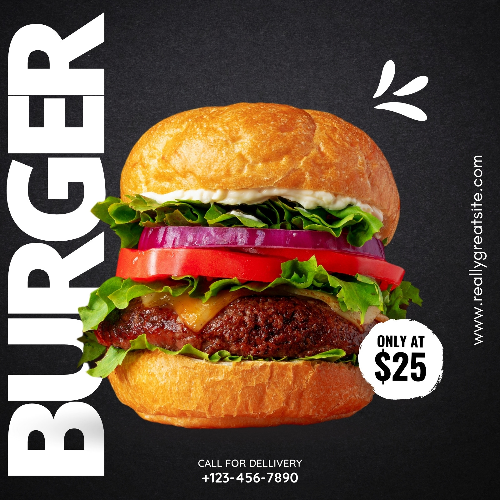 Free and customizable burger templates