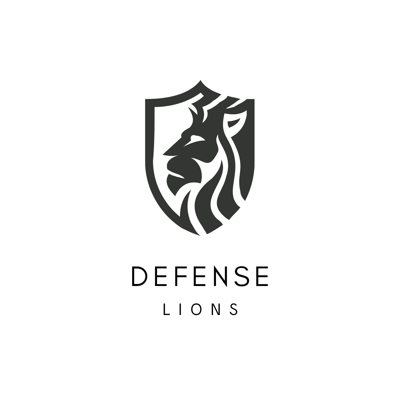 ferocious Lion, Angry Lion Face Side, Lion mascot logo, Lion Black and  White Animal Symbol Design. Stock Vector | Adobe Stock