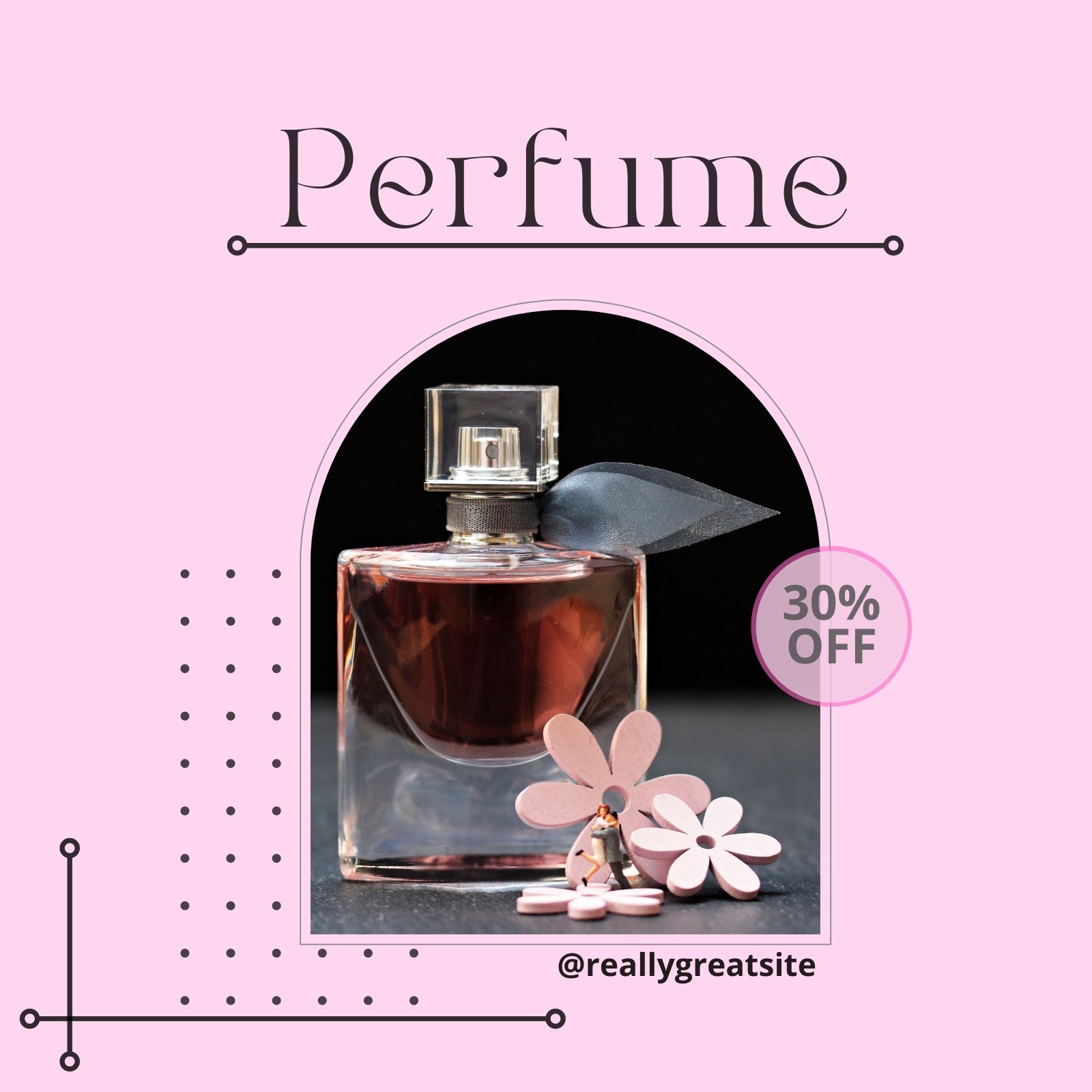 Free and customizable perfume templates