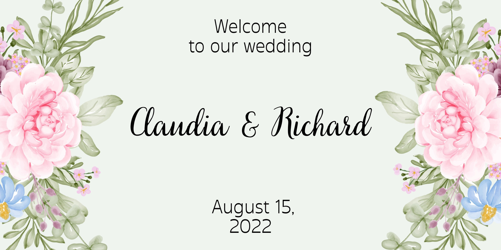 Page 11 - Free customizable wedding banner templates | Canva