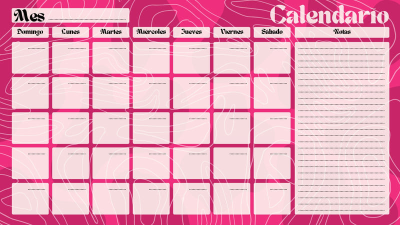 Plantillas De Calendarios Gratis Canva