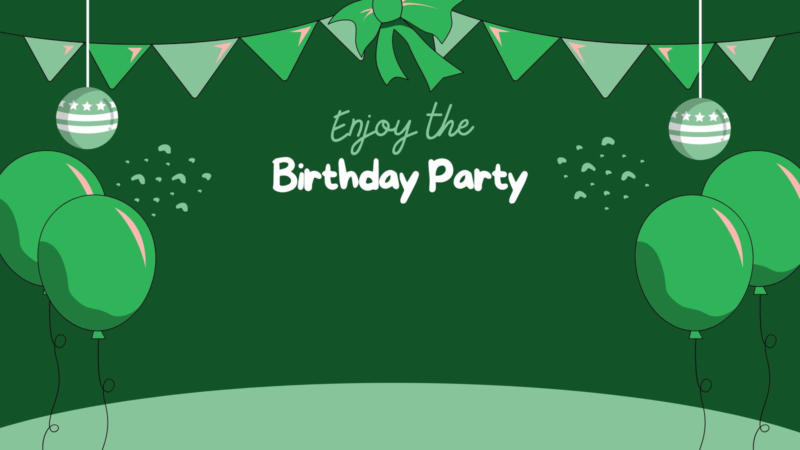 Page 4 - Free custom birthday Zoom background templates | Canva