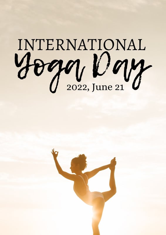 Free customizable and printable yoga flyer templates