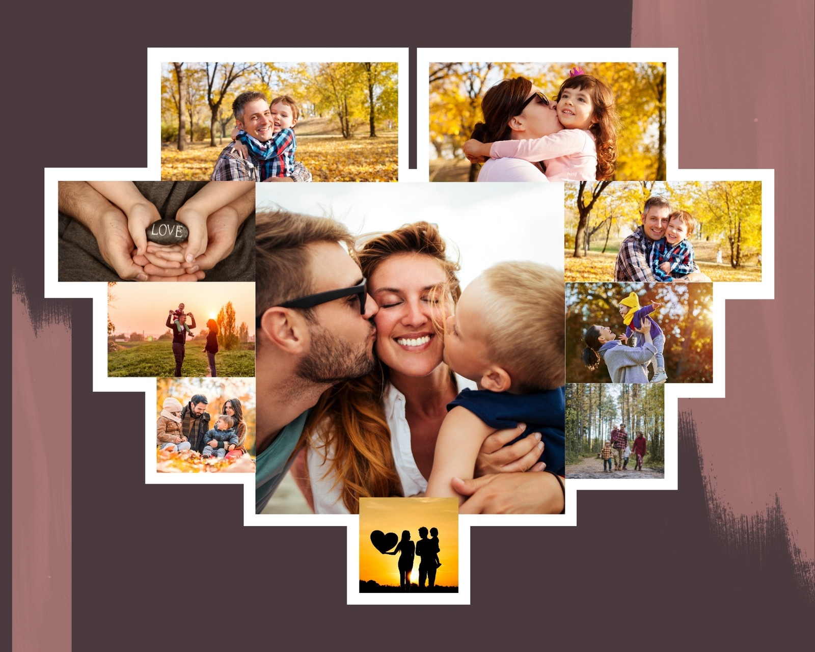 Page 11 - Free and customizable family photo collage templates | Canva