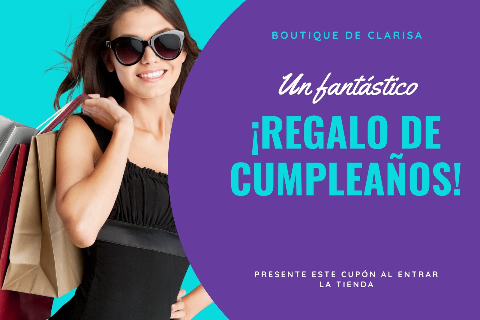 Tarjeta Regalo de cumpleaños ? Envío virtual - Oleum Boutique