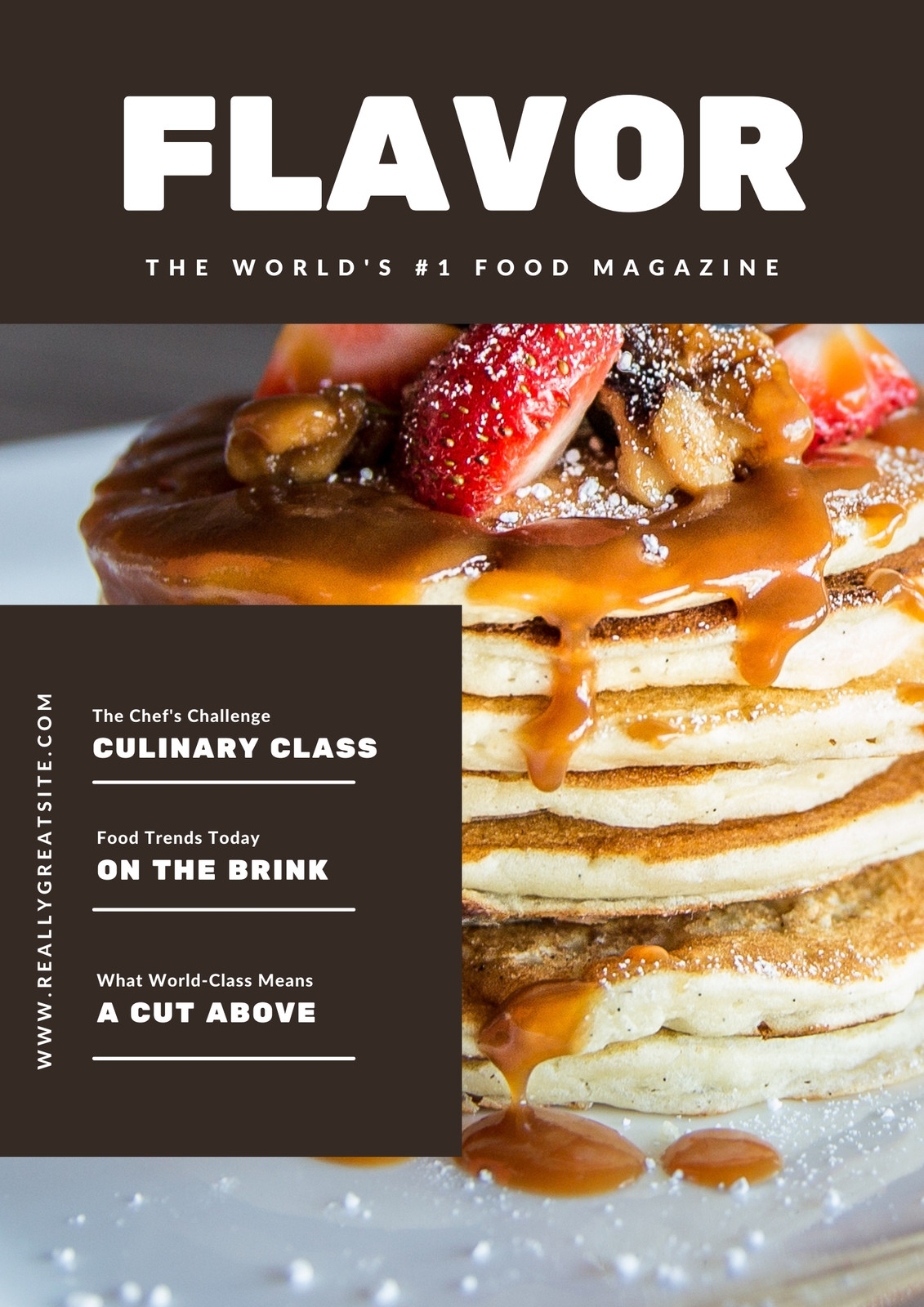 Canva Brown Food Magazine Cover 7G3G8aQs1tY 