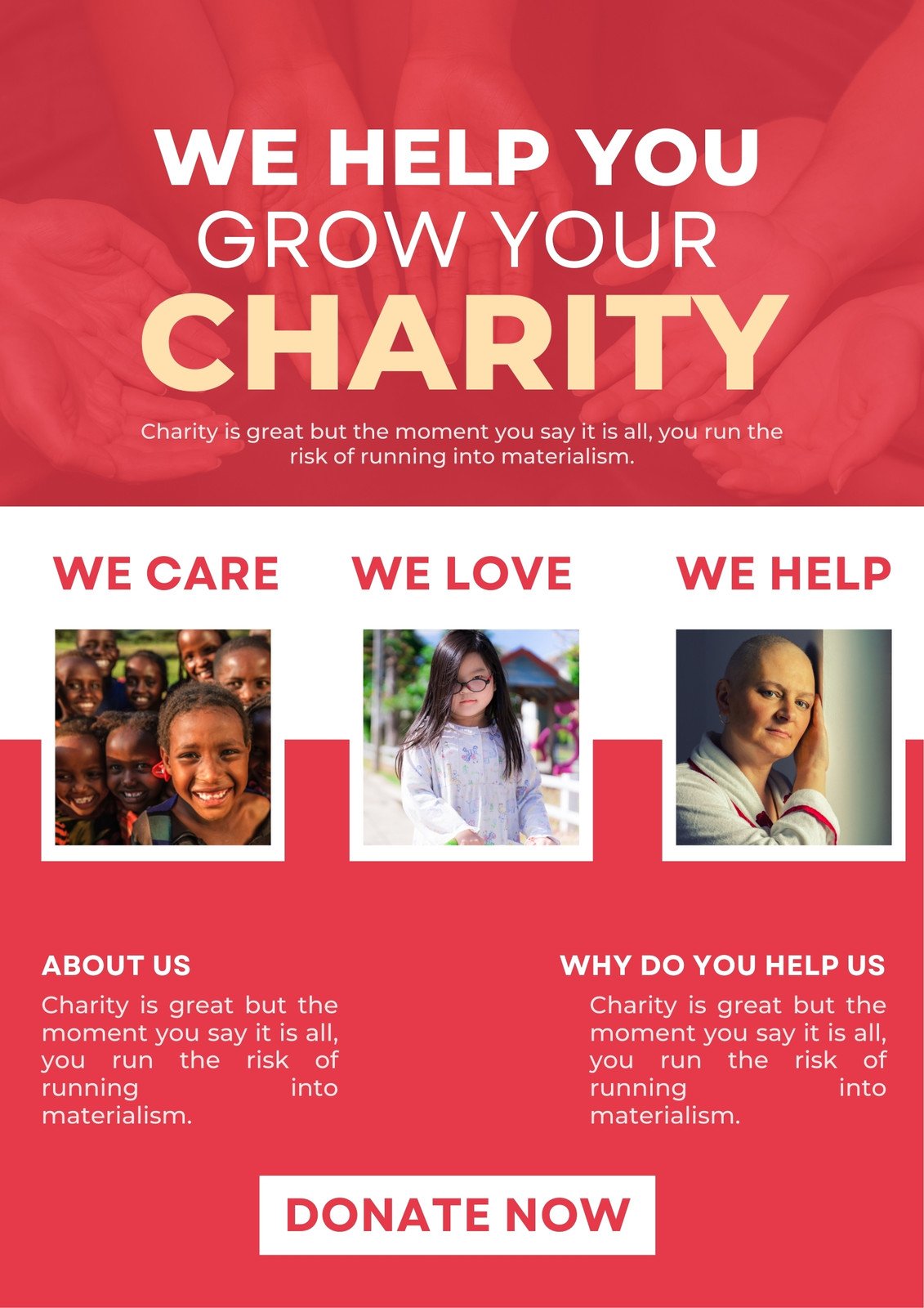 fundraising poster templates free