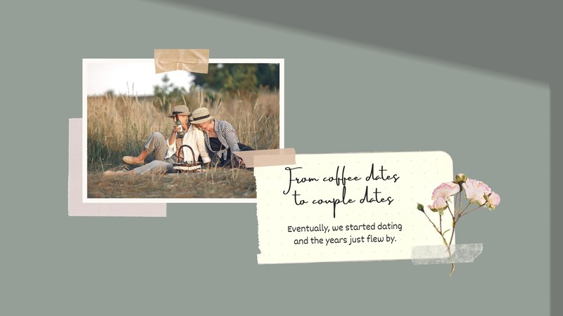 Neutral Beige Couple Anniversary Scrapbook Events And, 60% OFF