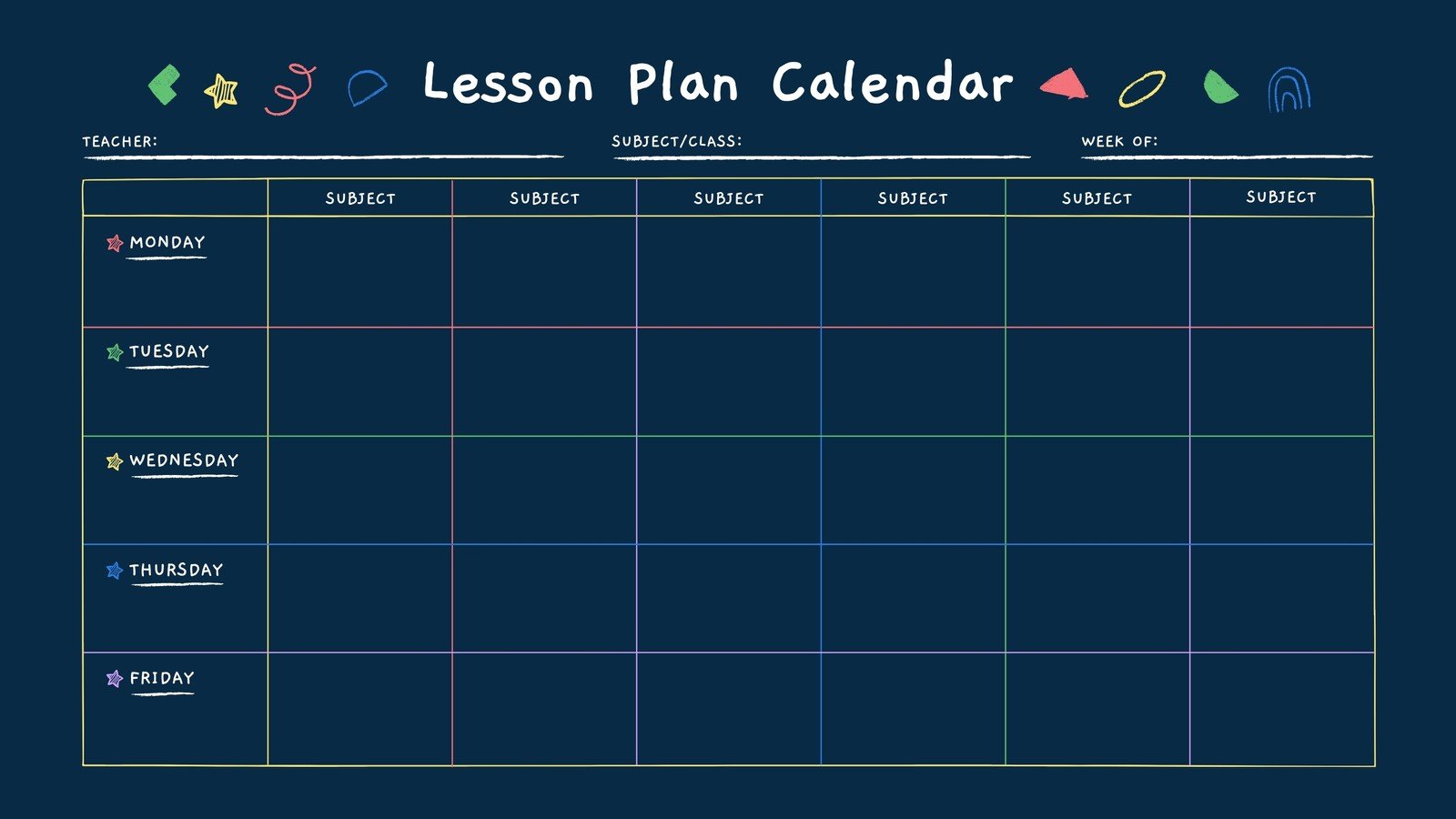 free printable customizable weekly calendar templates canva