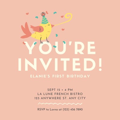 How You Can Make First Birthday Invitations Special Invitations Online