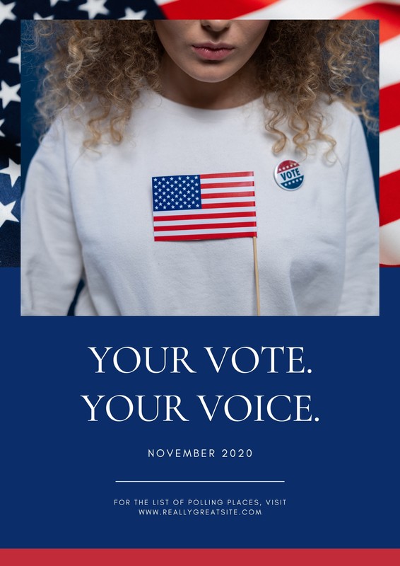 Free printable, customizable election poster templates Canva