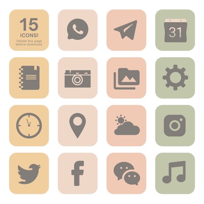 Free Ios Icons Templates To Customize Canva