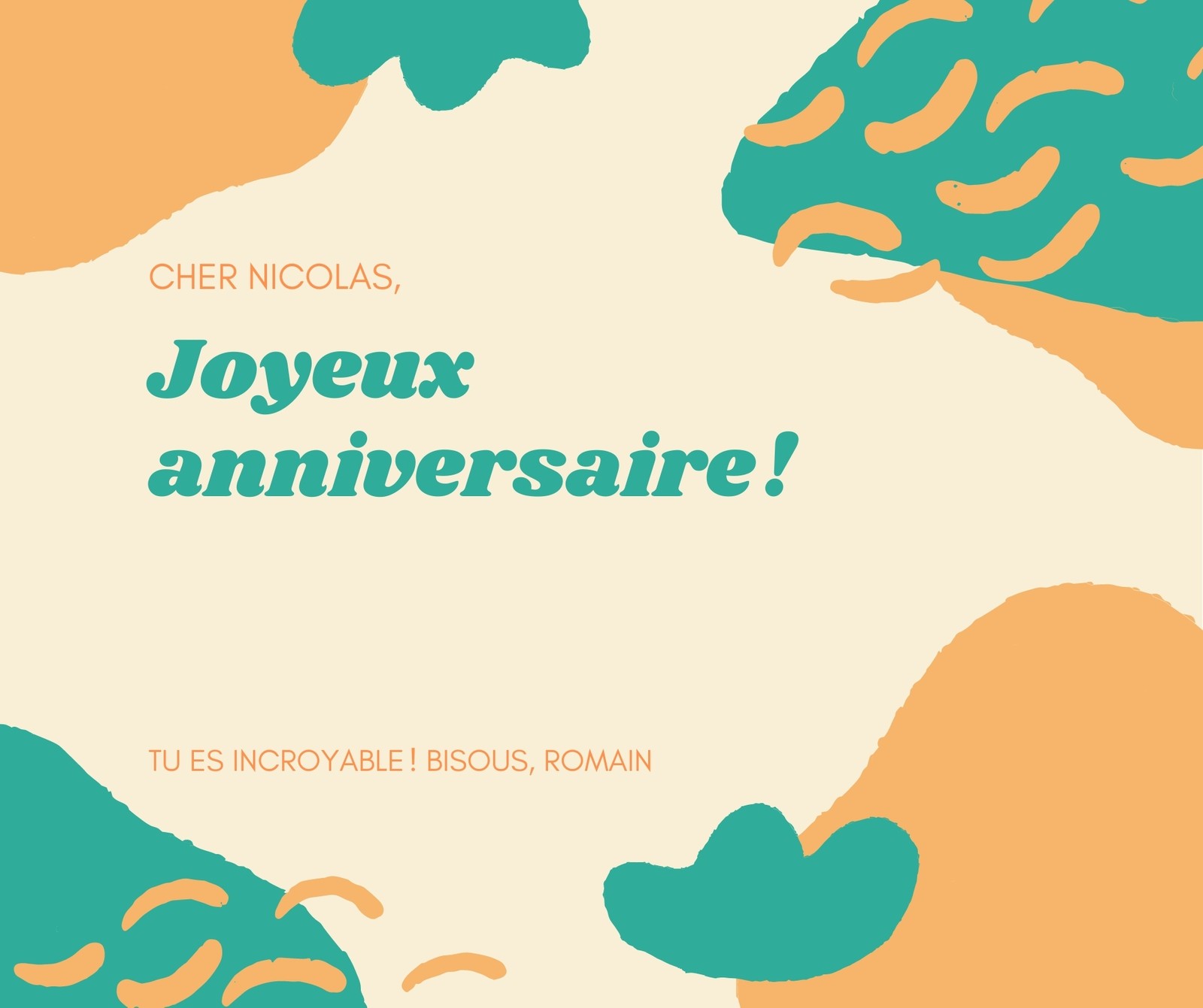 Page 2 Cartes D Anniversaire Sur Facebook Modeles Gratuits Canva