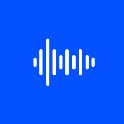 Blue And White Modern Videographic Music Youtube Icon