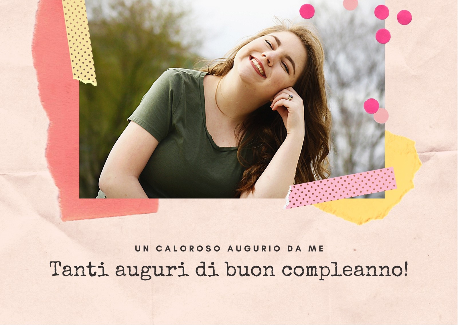 Biglietti Auguri Compleanno Fai Da Te Modelli Gratis Canva